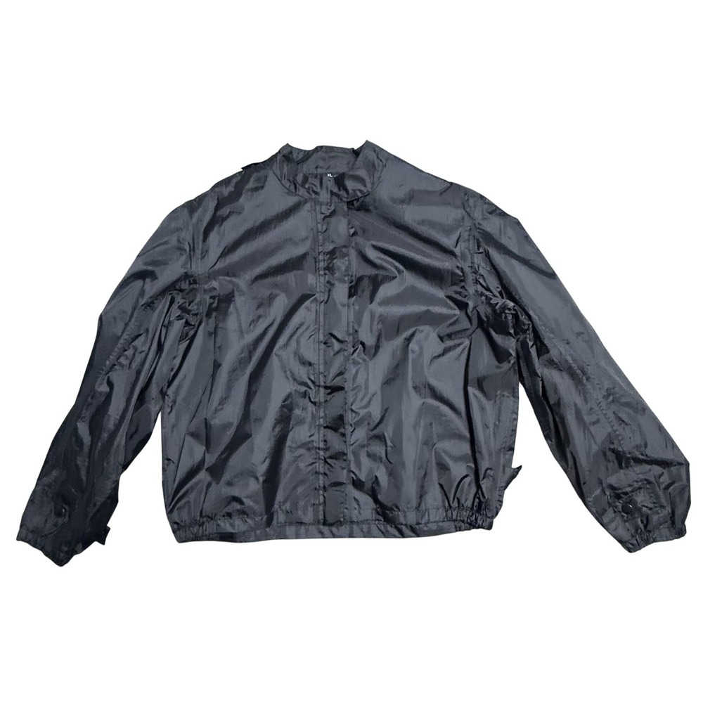Harley-Davidson Jacket Mens XL Black Windbreaker Lightweight Full Zip‎ Biker